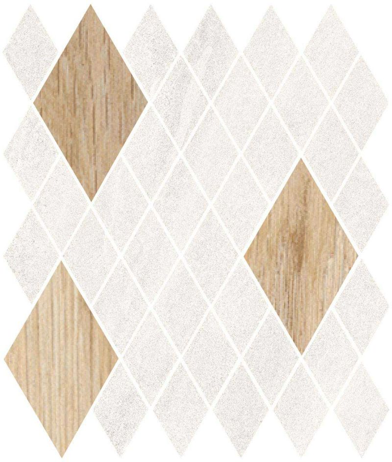 Angers White Advance Mosaico Tapestry