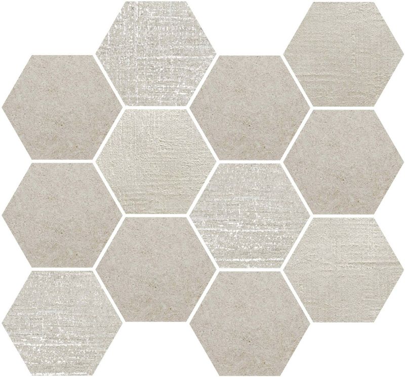 Loft Beige Esagona Mosaico T12