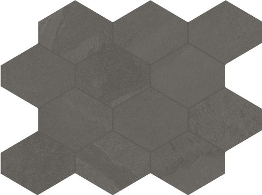 Brazilian Slate Elephant Grey Hexagon