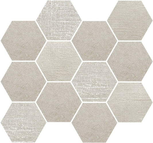 Loft Beige Esagona Mosaico T12