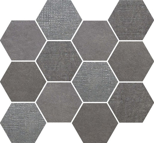 Loft Dark Esagona Mosaico T12