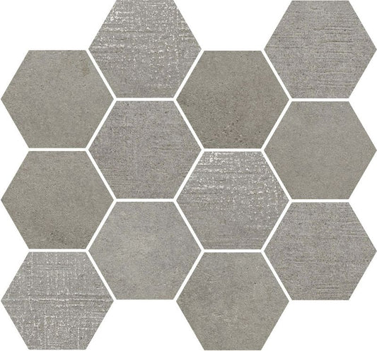 Loft Taupe Esagona Mosaico T12
