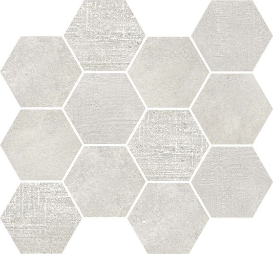 Loft White Esagona Mosaico T12