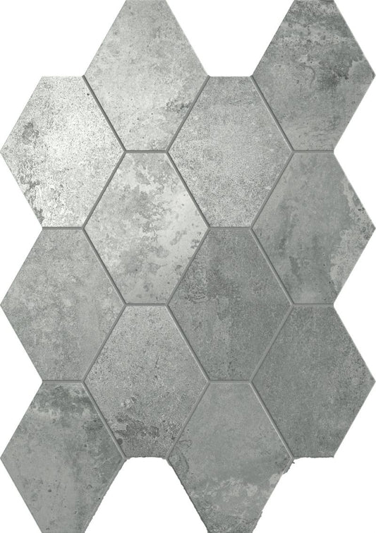 Oxid Silver Hexagon
